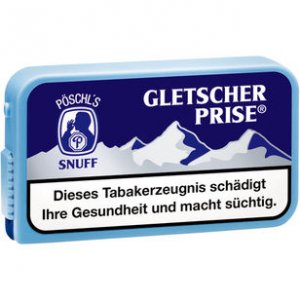 1 Kt. mit 10 x 15g Dosen Gletscherprise Schnupftabak / 