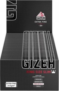 1 Packung GIZEH BLACK KING SIZE SLIM 25 x 34 Bl�ttchen