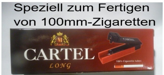  1 Zigarettenmaschine Speziell zum Fertigen von 100mm Z