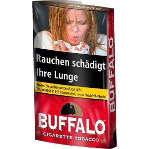 1 x 10 x 40g Zigarettentabak Buffalo Rot 