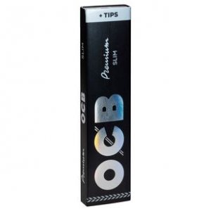 1 x 32er Packung OCB schwarz Premium long slim+ Tips 