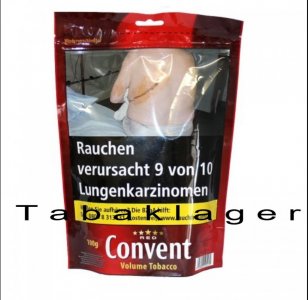 1 x Beutel Volumentabak CONVENT american Blend ( rot ) 
