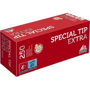 1 x Zigarettenh�lsen GIZEH Special Tip EXTRA 250er rot