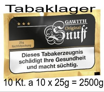 10 Kt mit jeweils 10 x 25g Inhalt Gawith Nachf�llpackun