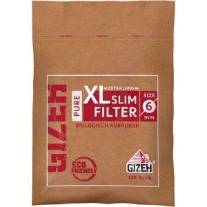 10 x 120 St�ck Gizeh XLSlim Filter PURE Drehfilter extr