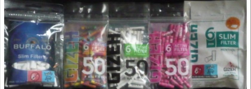 10 x  Slim Filters  Drehfilter ( Eindrehfilter ) 6mm So