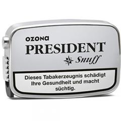 2 Kt. mit je 10 x 7g Dosen OZONA President Schnupftabak / Snuff