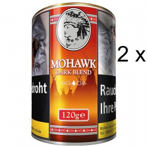2 x 115g Zigarettentabak Mohawk Dark Tabak 