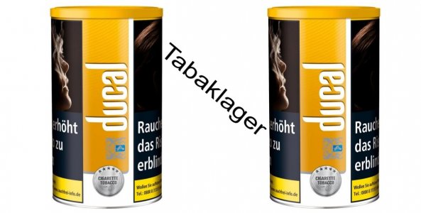 2 x 155g Zigarettentabak Ducal Gold