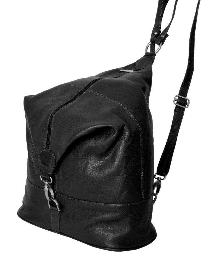 Rucksack Vollleder Farbe schwarz der Alpenleder