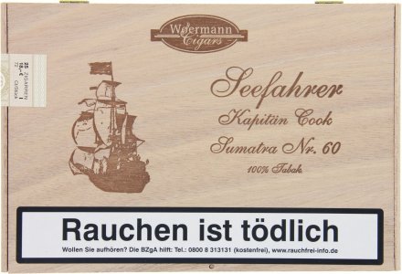 25 Zigarren Kapit�n Cook Sumatra No. 60