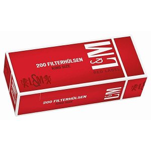 5 x 200 Zigarettenh�lsen L & M  red