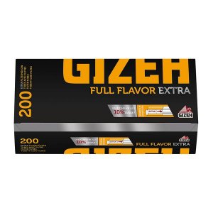 5 x Zigarettenh�lsen GIZEH Full Flavor EXTRA 200er \( SCHWARZ \)