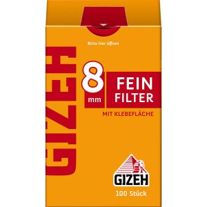 10 x 100 Zigarettenfilter Gizeh Fein Filter 8mm