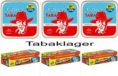 3 x 240g - Eimer Farmer ROT ( auch zum Stopfen geeignet