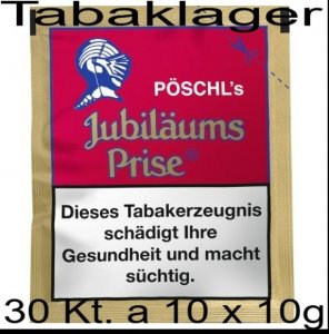 30 Kt. mit jeweils 10 x 10g Jubil�umsprise Schnupftabak