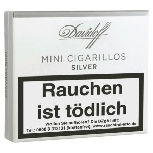 20 Zigarillos Davidoff Silver Mini \( minus 3% \)