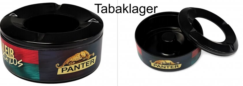 1 Aschenbecher \( Windascher \) der Zigarrenmarke Panther