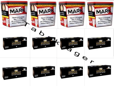 Zigarettentabak 4 x 400g Mark 1 + 1600 H�lsen 
