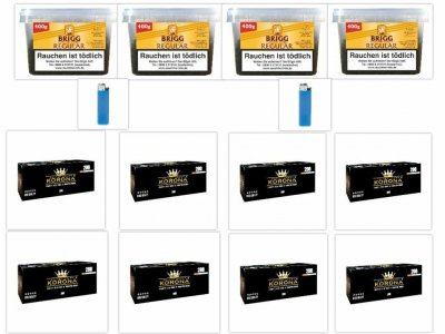 4 x Brigg Regular 350g ( auch zum Stopfen geeignet ) Pf