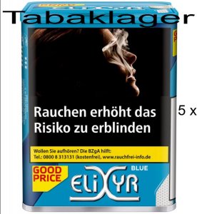 5 x 102g Zigarettentabak Elixyr Blue