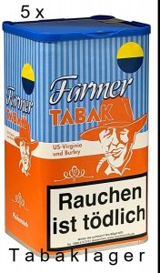 5 x 160g Farmer ( auch zum Stopfen geeignet ) Tabak 5 x 160g Farmer ( auch zum Stopfen geeignet ) Tabak
