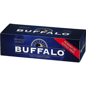 5 x 200er Zigarettenhülsen Buffalo 5 x 200er Zigarettenhülsen Buffalo