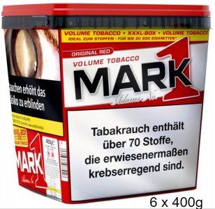 6 Eimer a 400g Zigarettentabak Mark 1 
