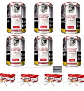 6 x 115g Zigarettentabak Mohawk Original Blend Tabak + 6 x 115g Zigarettentabak Mohawk Original Blend Tabak +