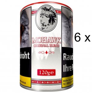 6 x 115g Zigarettentabak Mohawk Original Blend Tabak 
