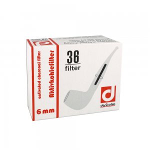 Denicotea 36er Aktivkohlefilter 6mm