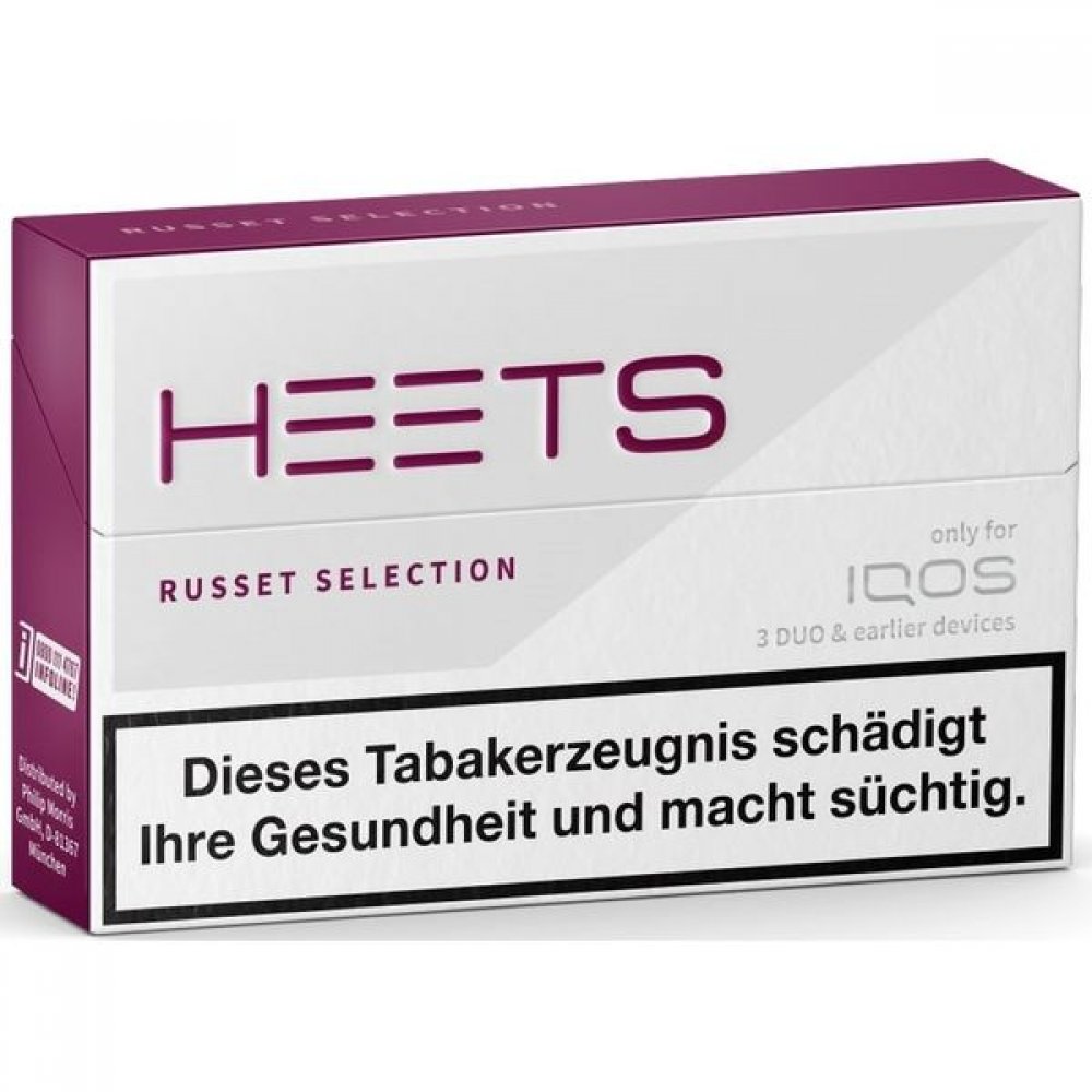 IQOS Heets RUSSET / 1 Stange mit 10 x 20 Stück intensiv und geröstet