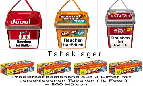 Probierset 1 x 245g Elixyr, 1 x 155g Ducal Volumen, 1 x