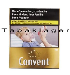 Zigaretten CONVENT BIG Gold 4 x 40 Zigaretten Zigaretten CONVENT BIG Gold 4 x 40 Zigaretten