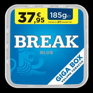 Zigarettentabak 185g Dose Break Blue