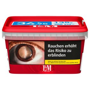 Zigarettentabak 195g Eimer L&M  Volumen Tabak