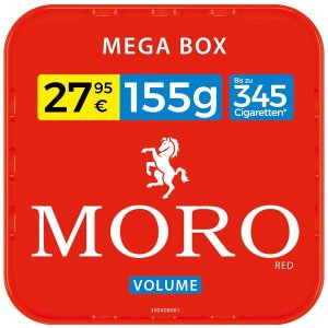 Zigarettentabak MORO rot Volumentabak 125g-Eimer ( 100g = 22,36� )