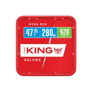 Zigarettentabak The King rot 280g ( 100g = 17,13� )