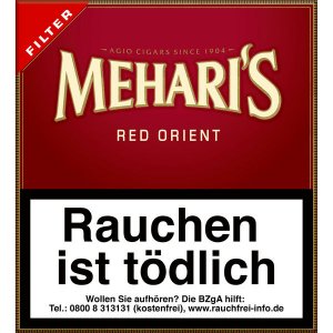 Zigarren Meharis RED Orient Filter 20er Packung